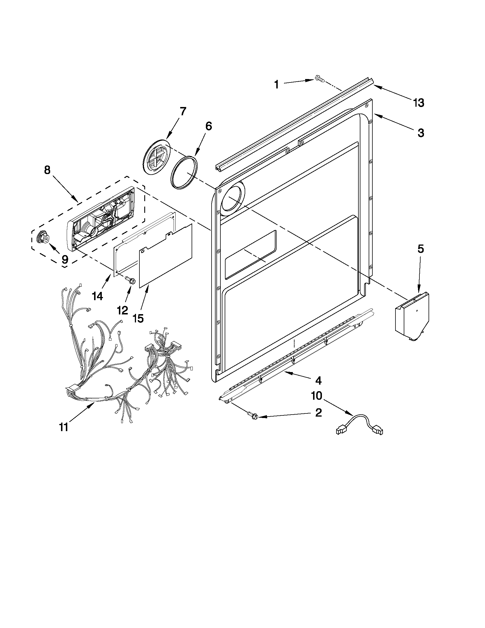Inner door parts