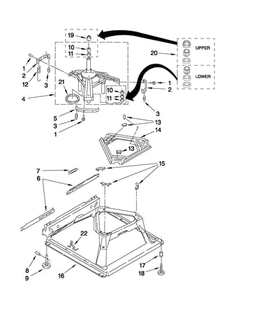 Machine base parts