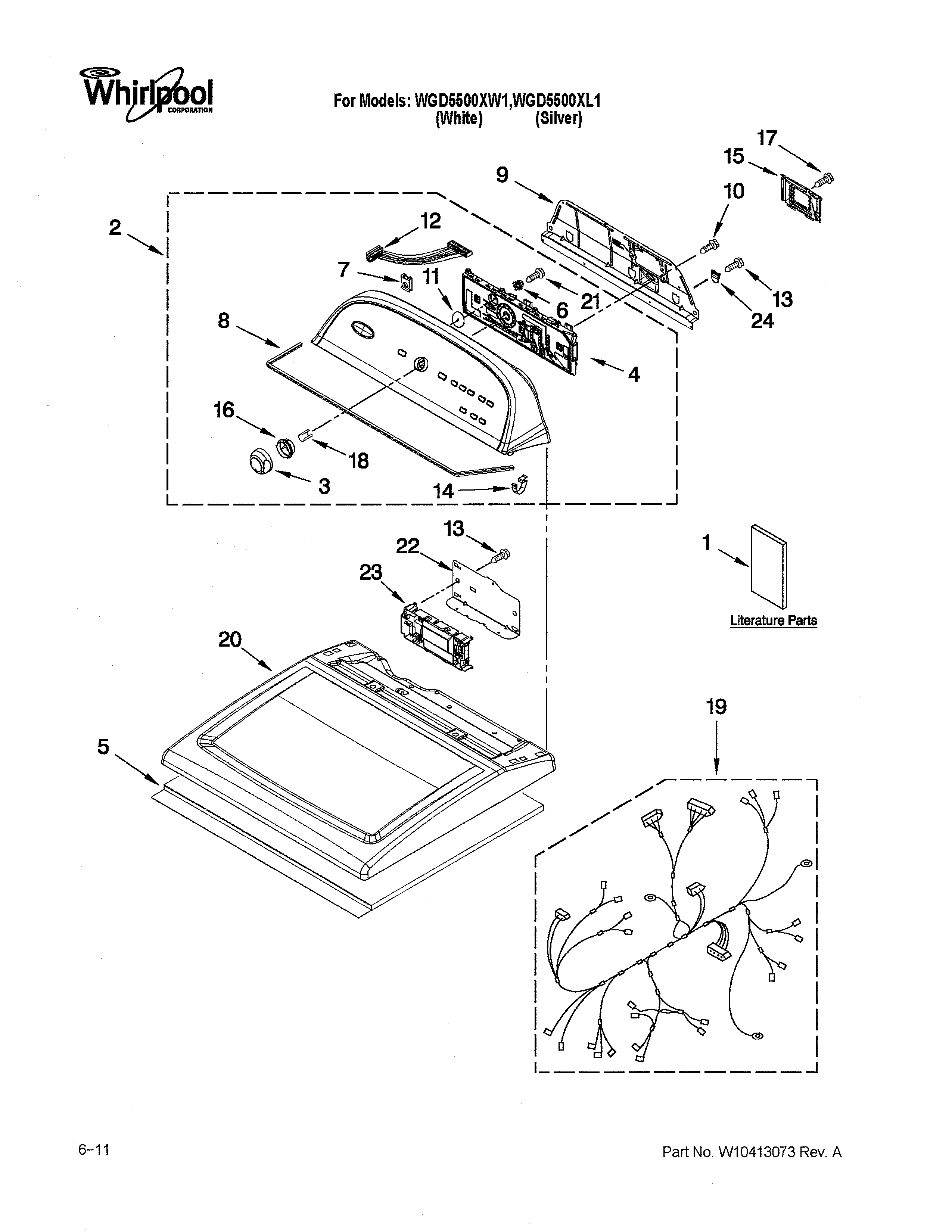 TOP AND CONSOLE PARTS