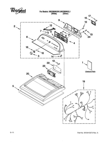 Top and console parts