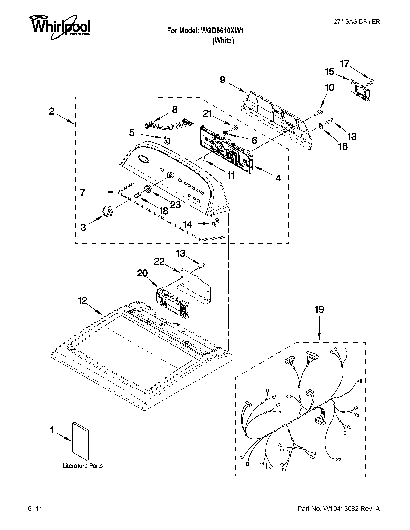 Top and console parts