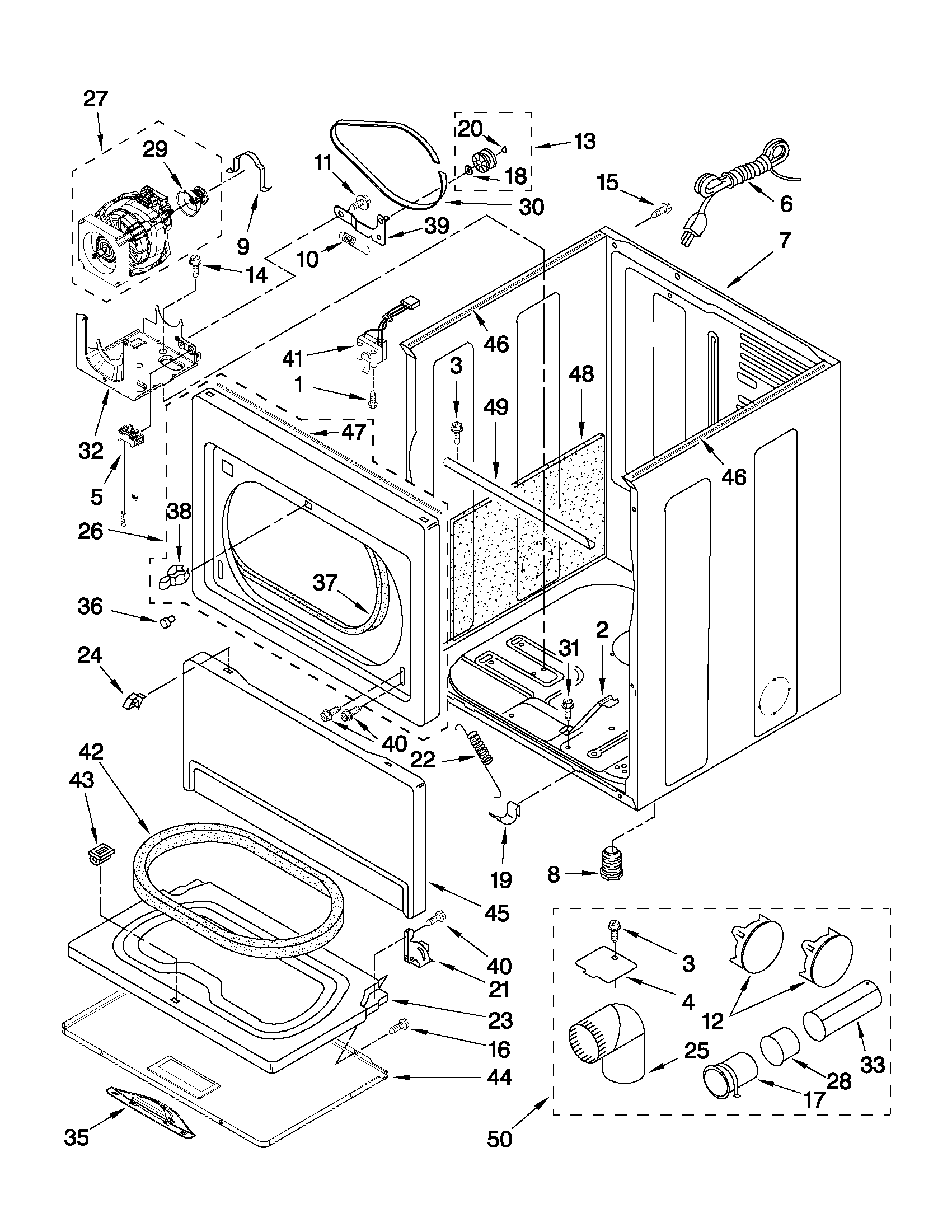 Cabinet parts