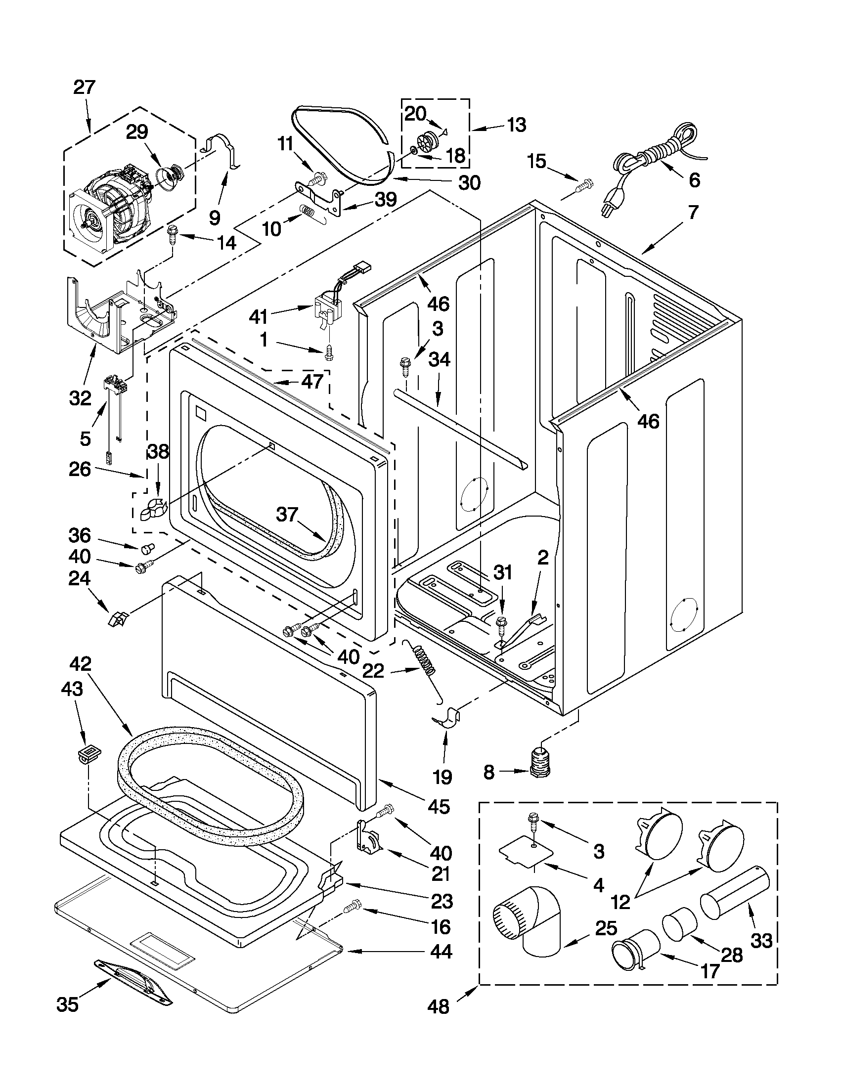 Cabinet parts