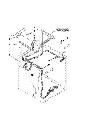 Dryer support and washer parts