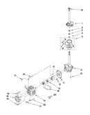 Brake, clutch, gearcase, motor and pump parts
