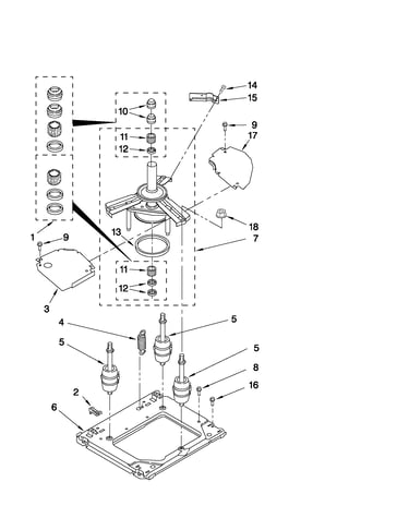 Machine base parts
