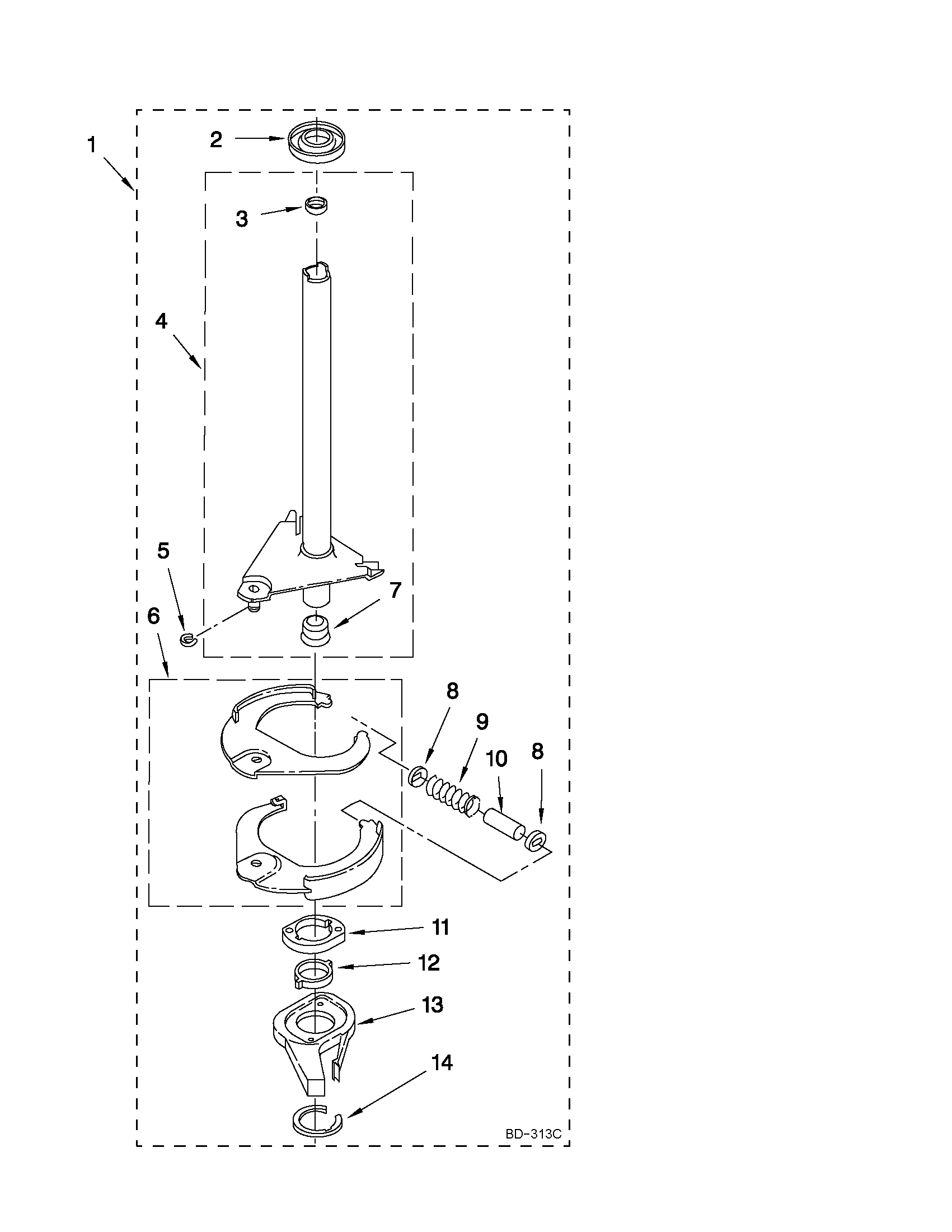 BRAKE AND DRIVE TUBE PARTS