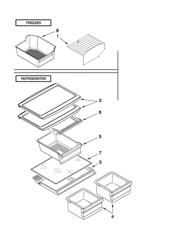 Shelf parts