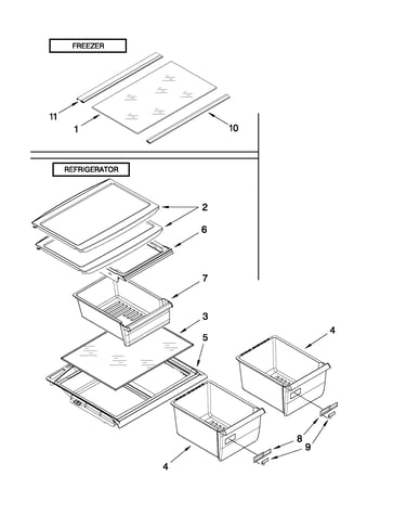 Shelf parts