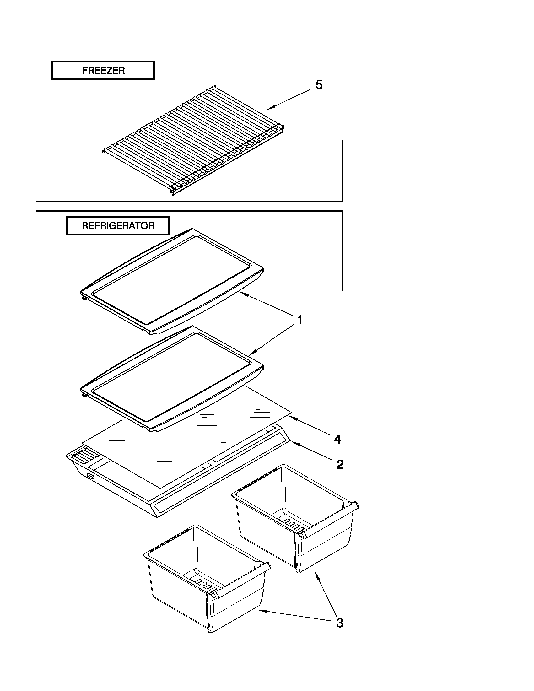 Shelf parts