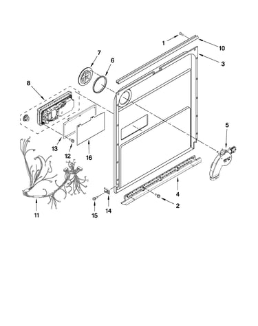 Inner door parts