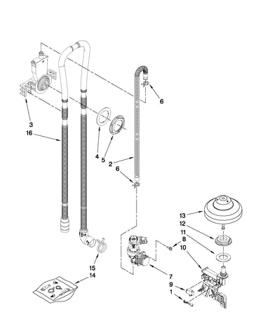 Fill, drain and overfill parts