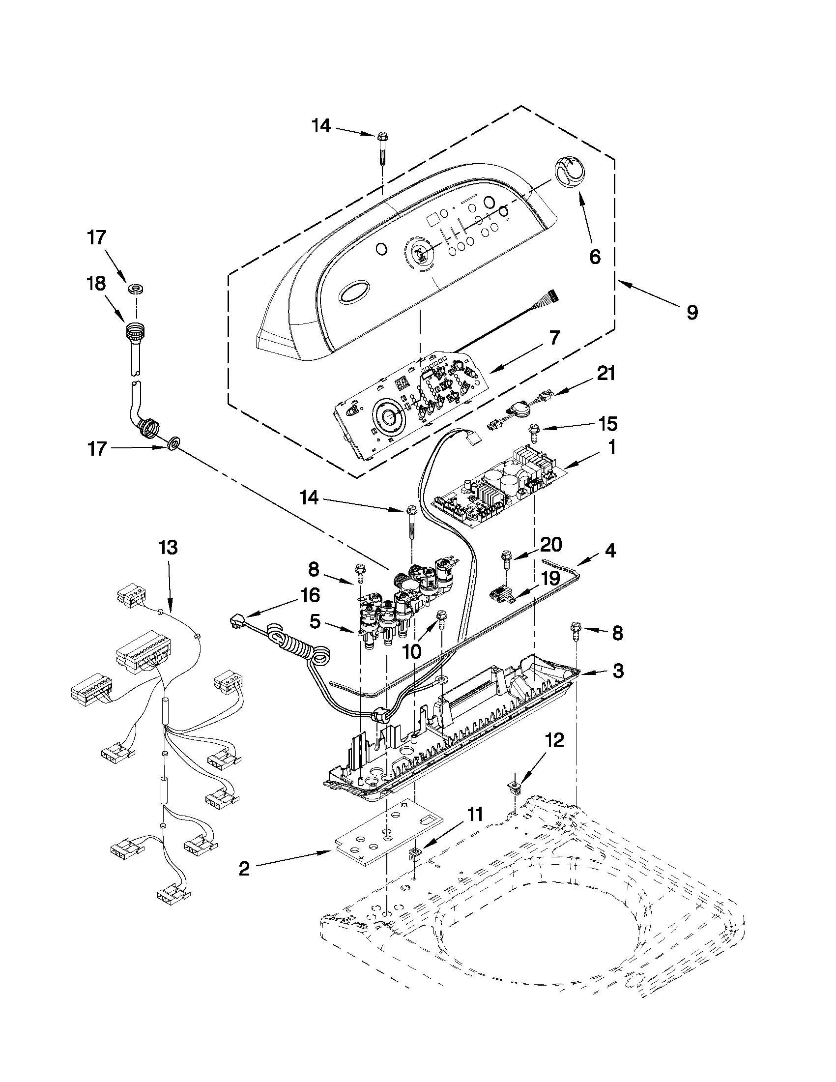 Control panel parts