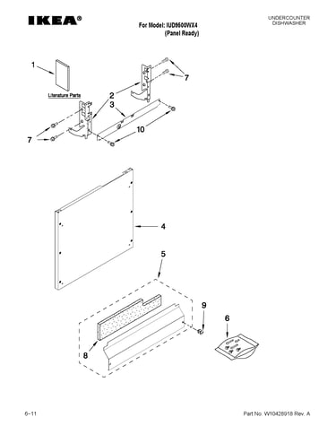 Door and panel parts