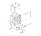 Ikea IUD9500WX4 tub and frame parts diagram