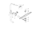 Ikea IUD9500WX4 upper wash and rinse parts diagram