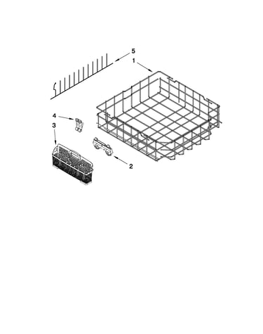 Lower rack parts