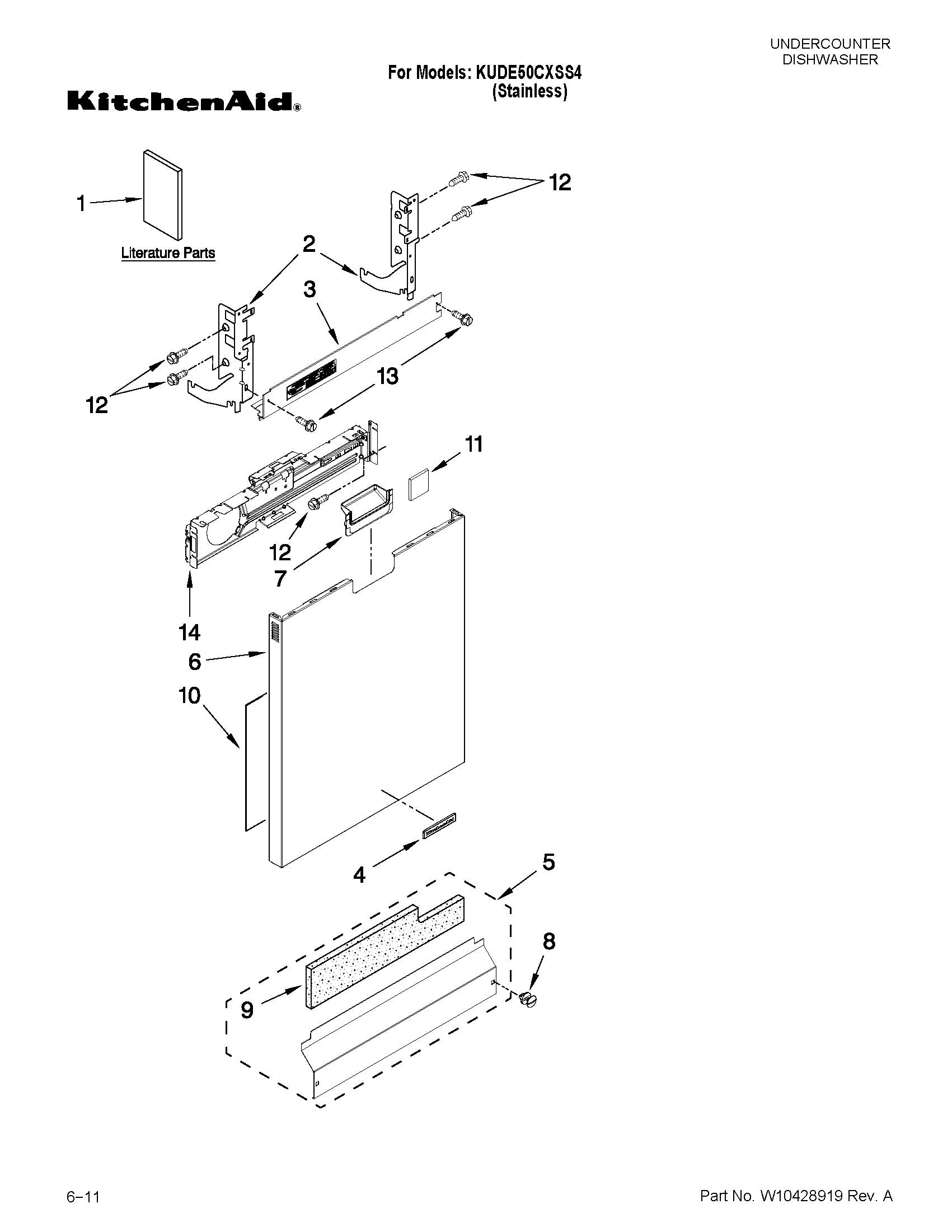 Door and panel parts