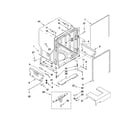 KitchenAid KUDS30FXSS3 tub and frame parts diagram