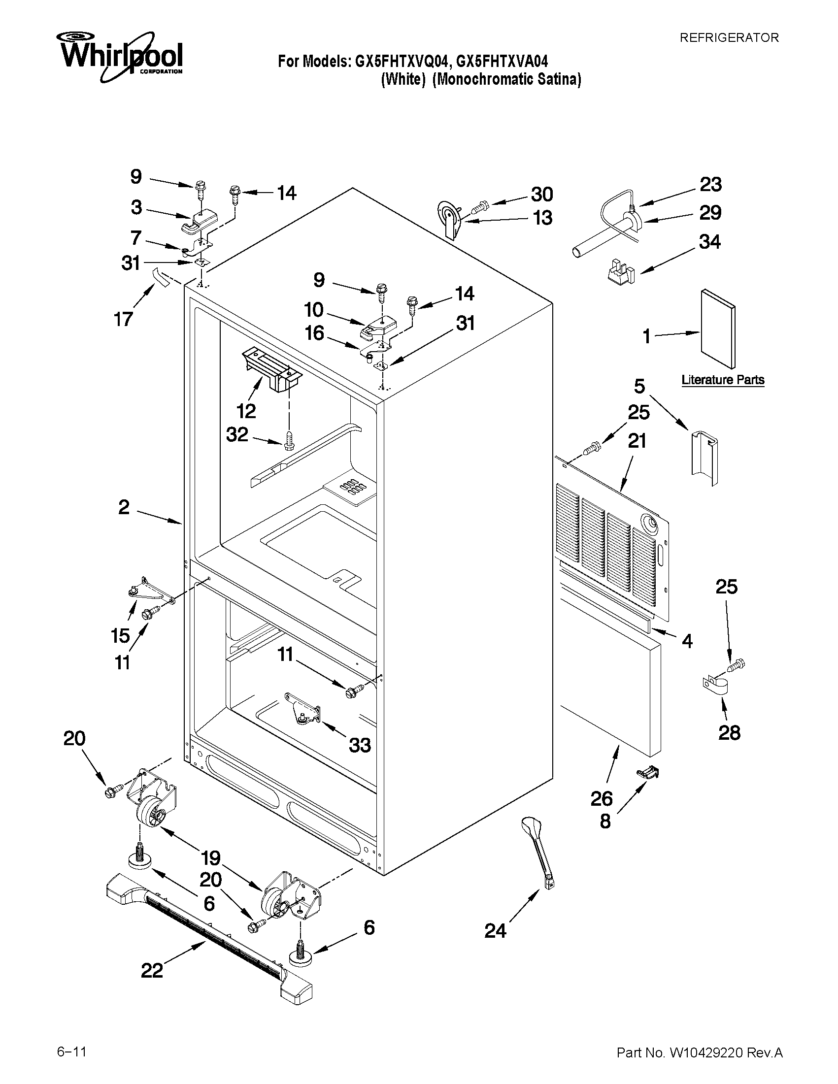 CABINET PARTS