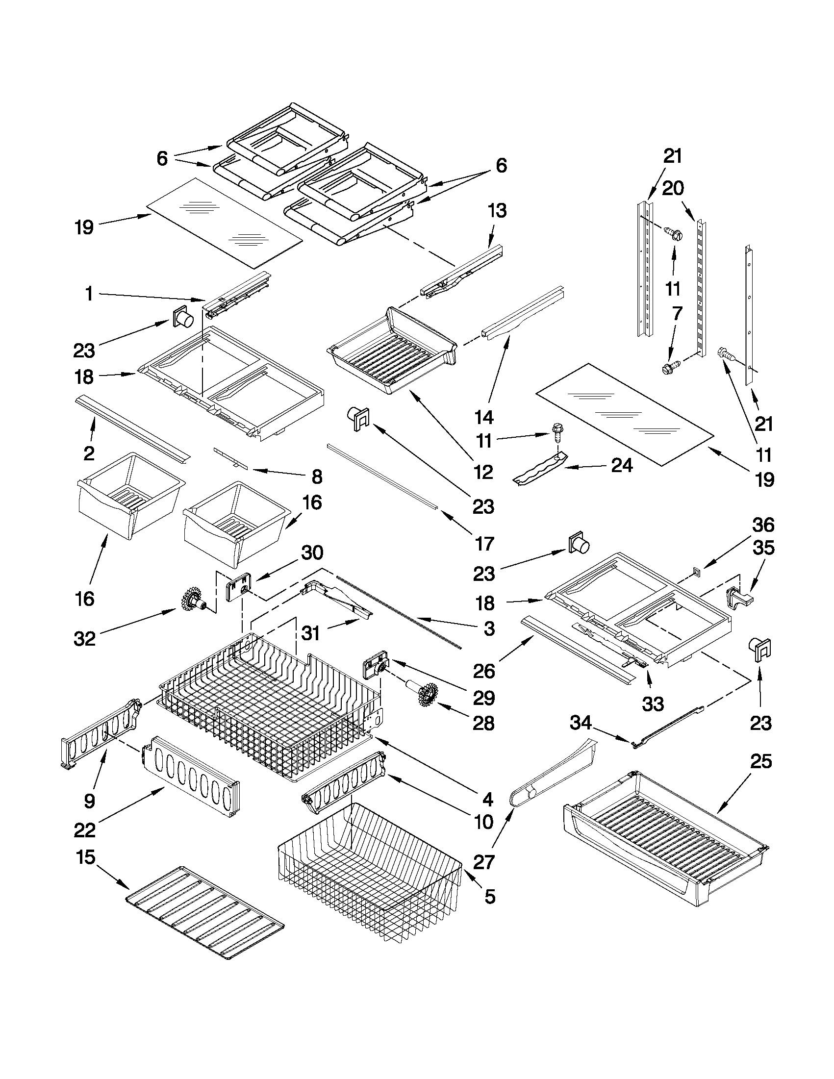 SHELF PARTS