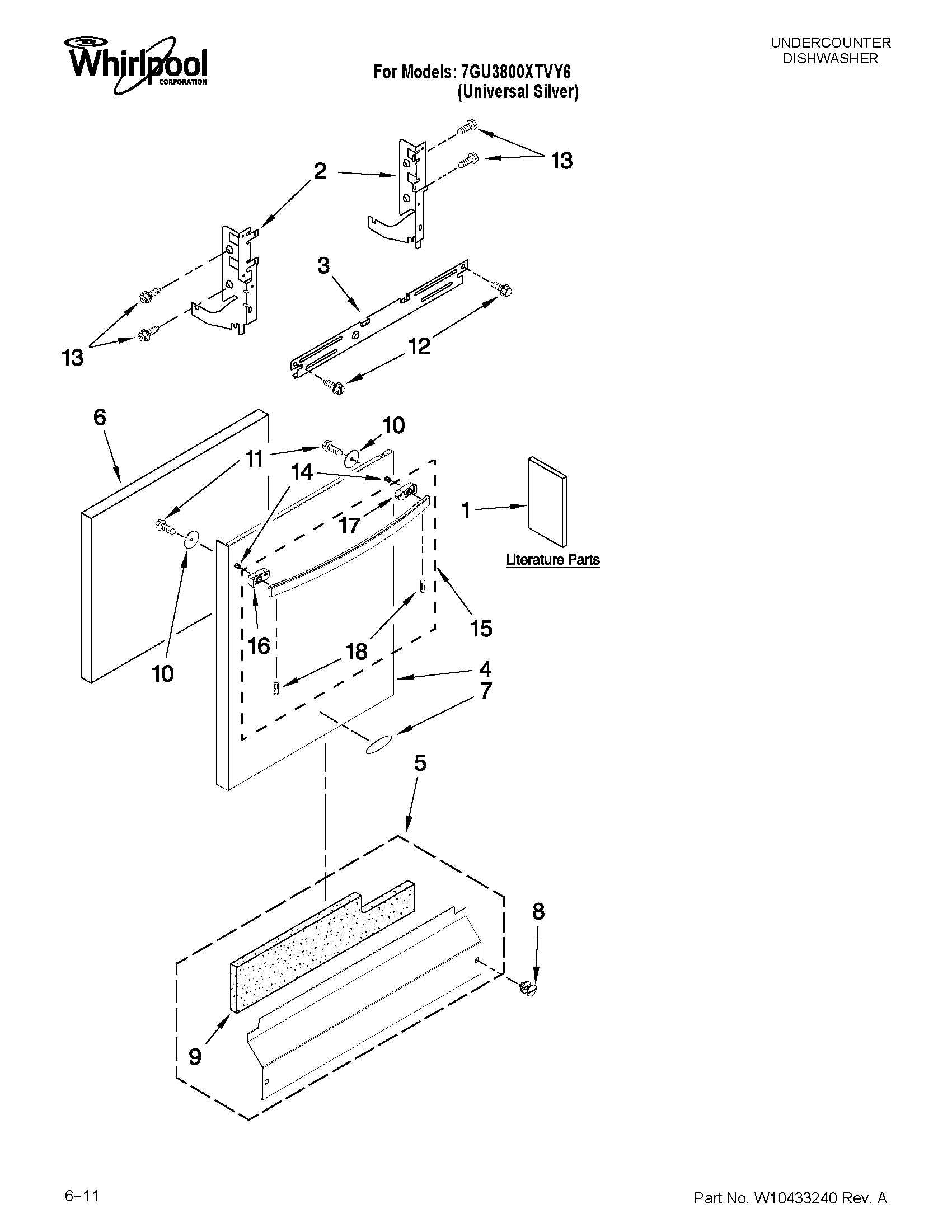 Door and panel parts