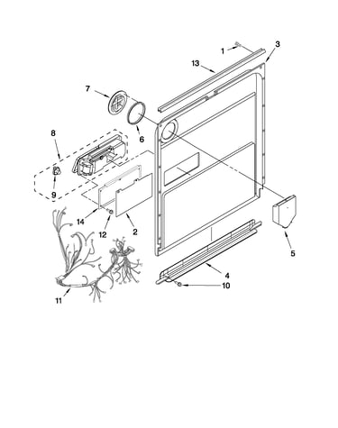 Inner door parts