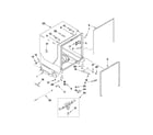 Maytag MDB8959AWS1 tub and frame parts diagram