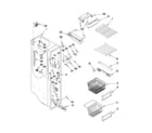 Jenn-Air JCD2395WES02 freezer liner parts diagram
