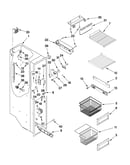 Freezer liner parts
