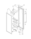 Refrigerator door parts