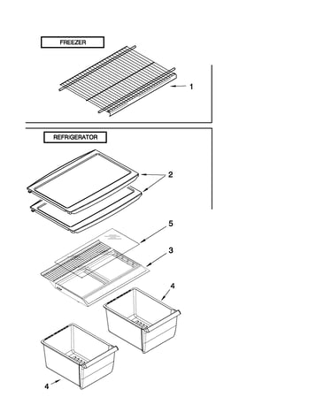 Shelf parts