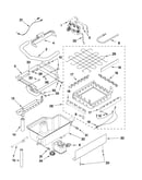 Evaporator, ice cutter grid and water parts
