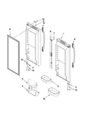 Refrigerator door parts