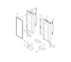Maytag 5GFC20PRYW0 refrigerator door parts diagram