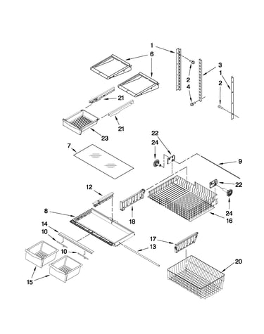 Shelf parts