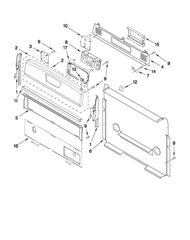 Control panel parts
