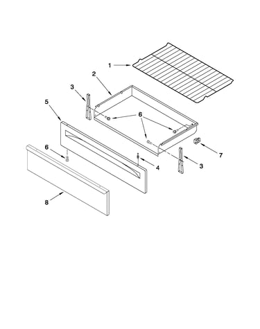 Drawer & broiler parts