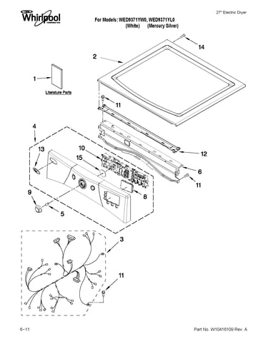Top and console parts