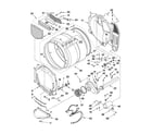 Whirlpool WGD9151YW0 bulkhead parts diagram