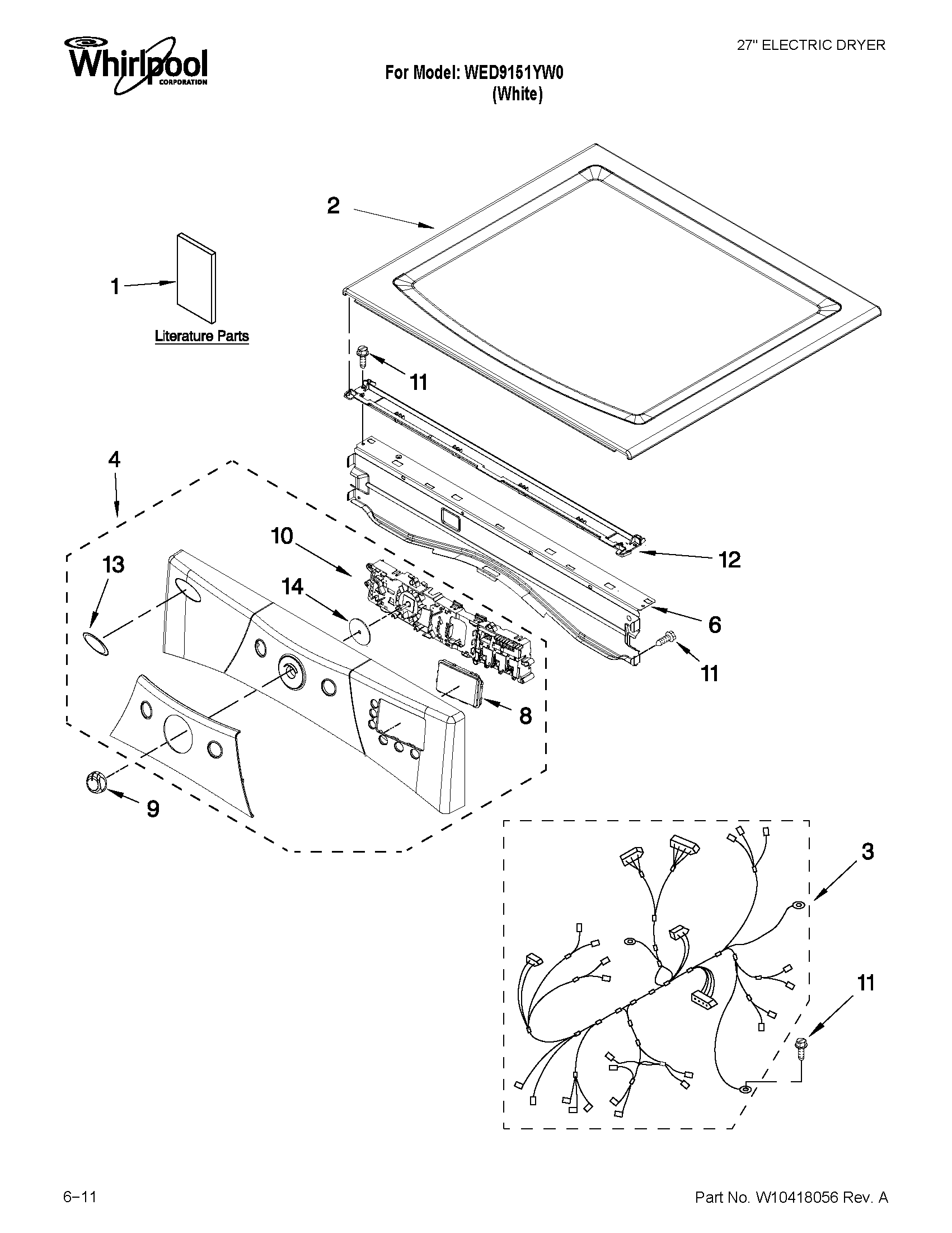 Top and console parts
