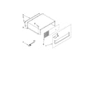 KitchenAid KSSO36FTX04 top grille and unit cover parts diagram