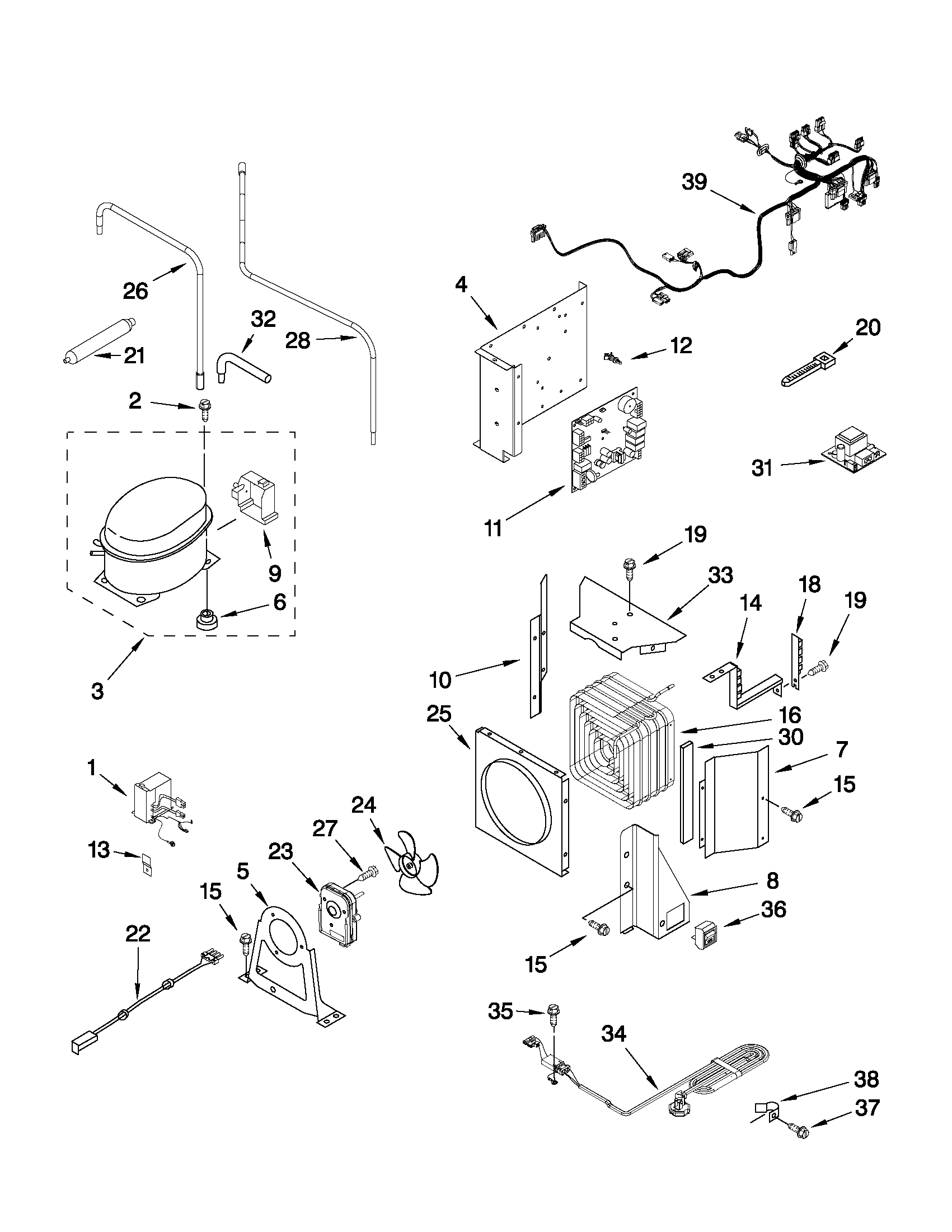 UPPER UNIT PARTS