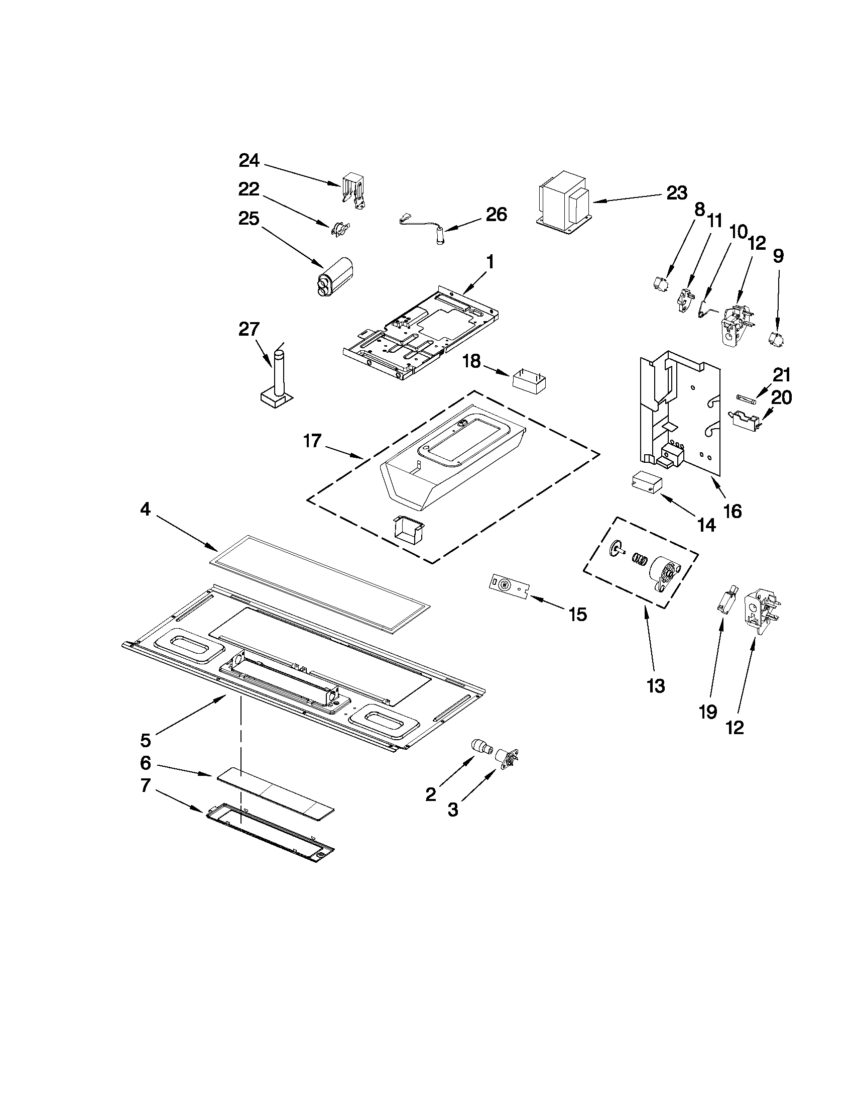 Interior and ventilation parts