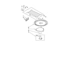 Whirlpool WMH3205XVB2 turntable parts diagram