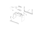 Whirlpool WMH3205XVB2 cabinet and installation parts diagram
