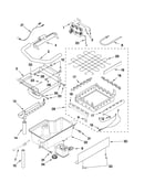 Evaporator, ice cutter grid and water parts