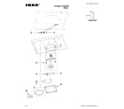 Ikea IH1400YW0 range hood parts diagram