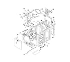 Maytag MEDB750YW0 cabinet parts diagram