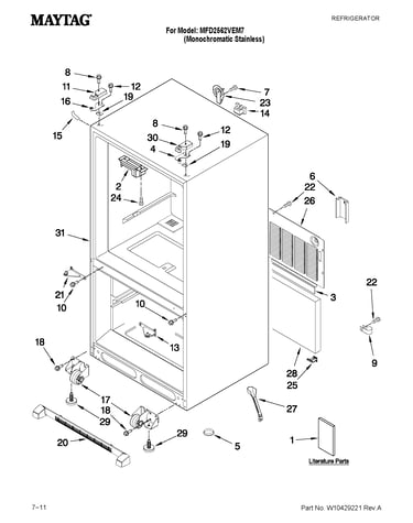 Cabinet parts